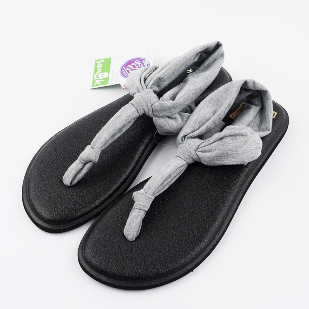 New SANUK Yoga Sling Ella Sandals in Gray - Picture 5 of 6